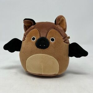 Squishmallows Mario The German Shepard Bat Plush Toy Stuffed Animal 6" Halloween
